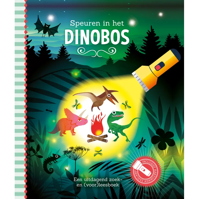 Zaklampboek | Speuren in het dinobos