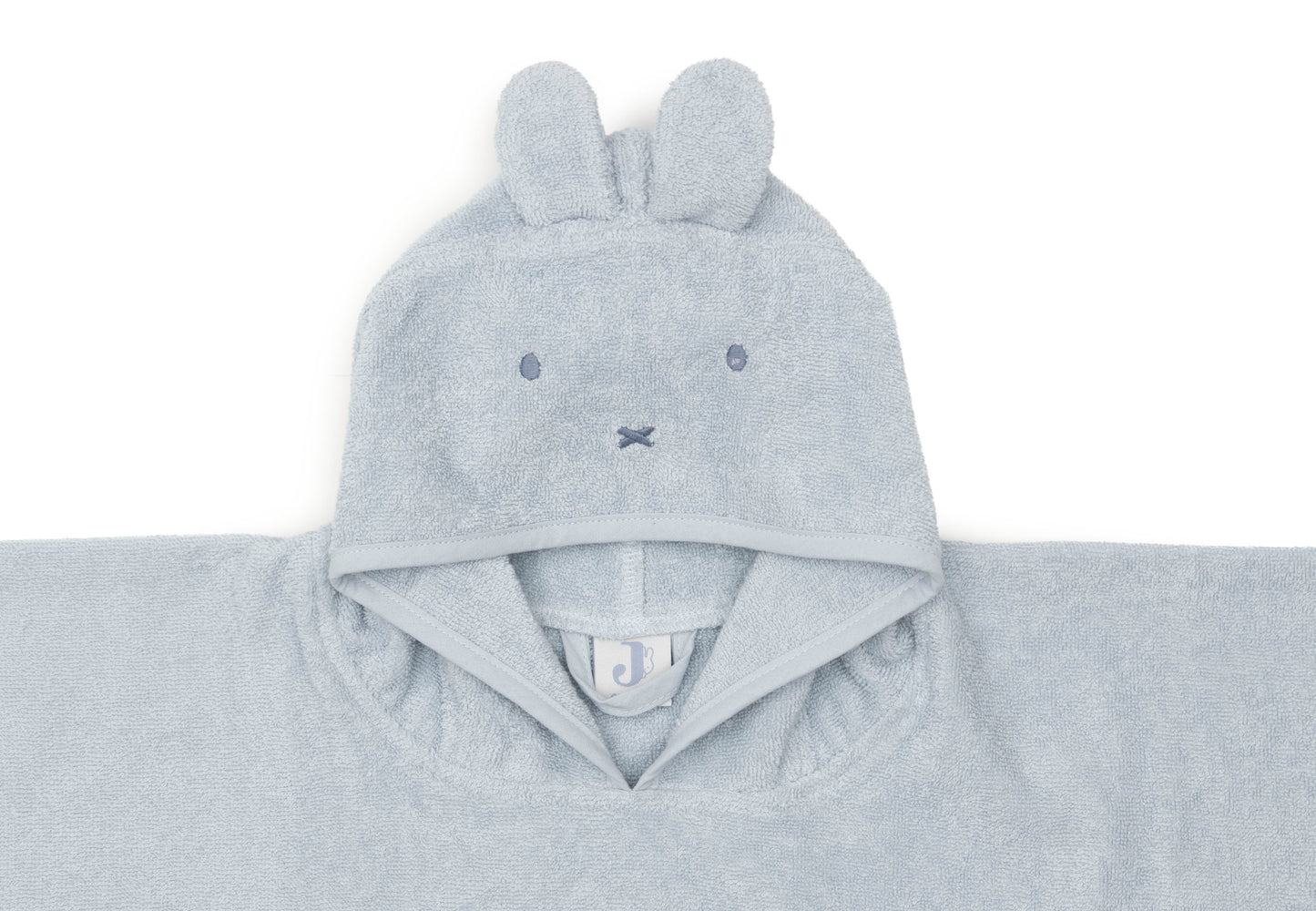 Badponcho badstof | Nijntje Cloud Blue