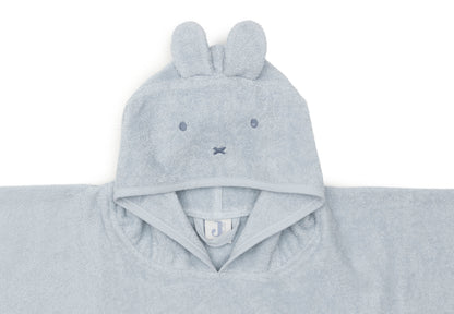 Badponcho badstof | Nijntje Cloud Blue