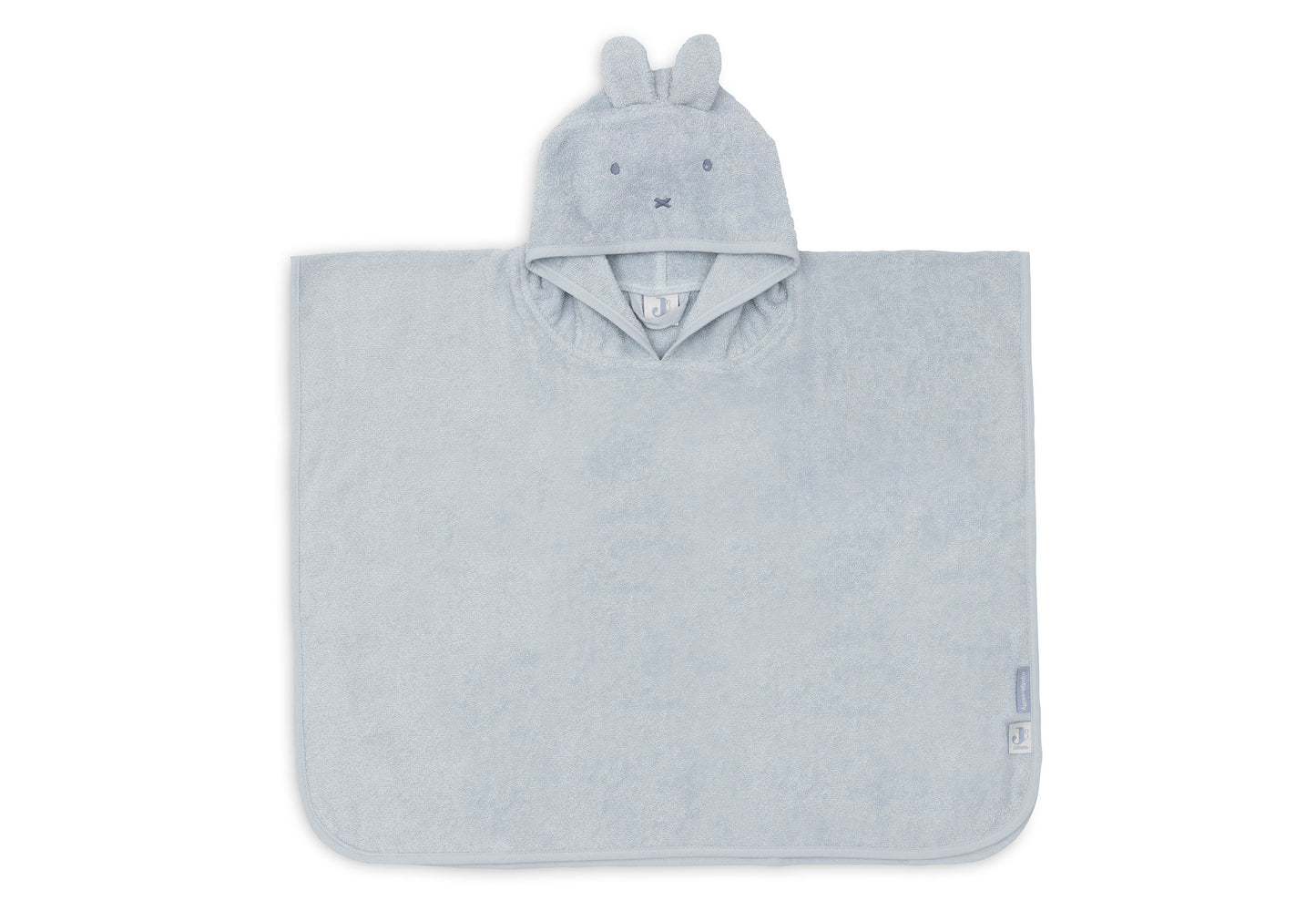 Badponcho badstof | Nijntje Cloud Blue