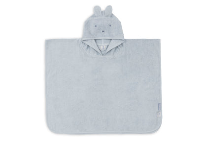 Badponcho badstof | Nijntje Cloud Blue