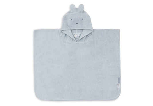 Badponcho badstof | Nijntje Cloud Blue