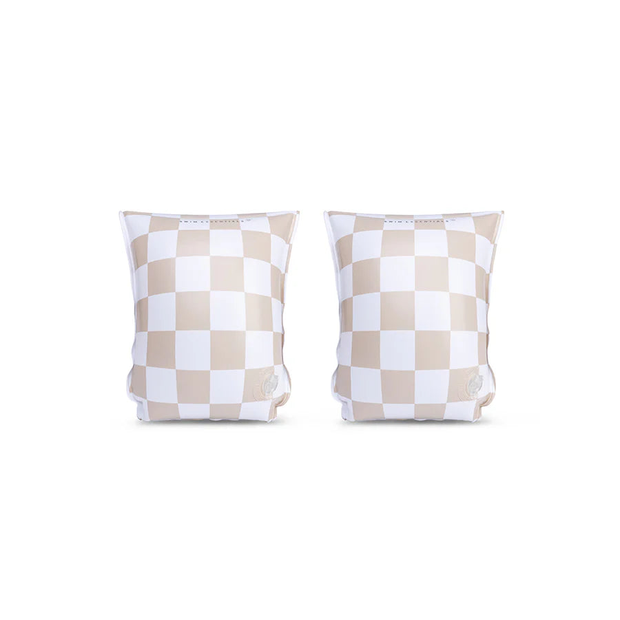 Zwembandjes Checkmate Beige