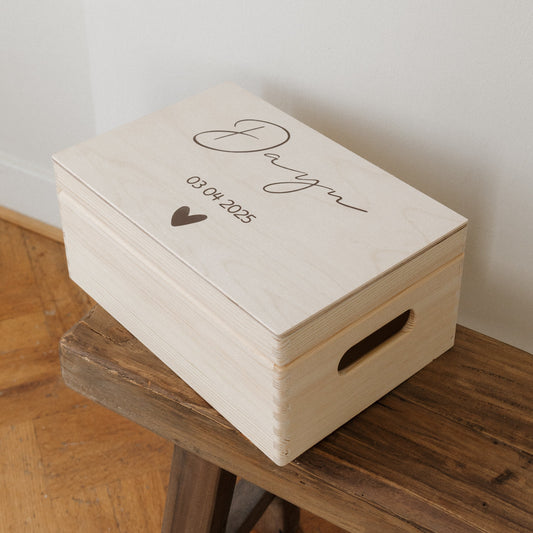 Houten Memorybox