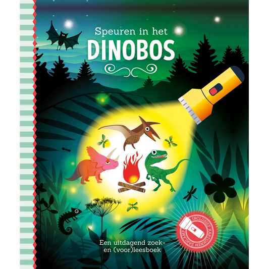 Zaklampboek | Speuren in het dinobos