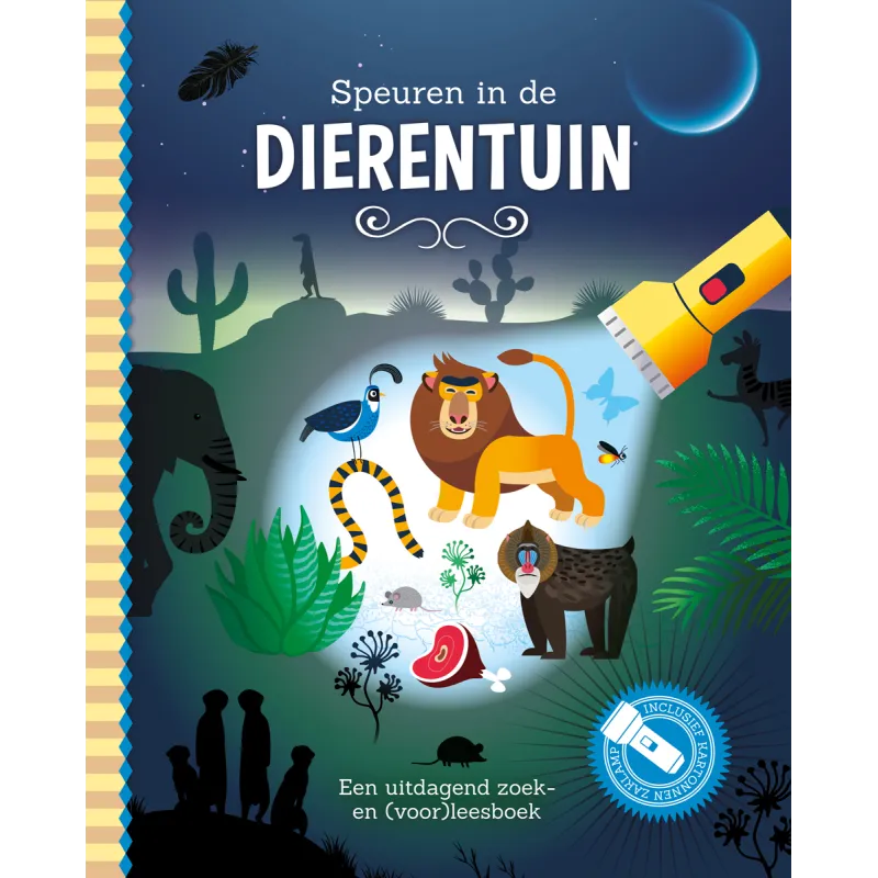 Zaklampboek | Speuren in de dierentuin