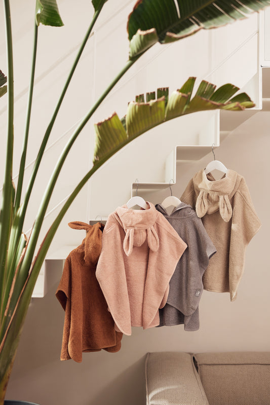 Badponcho badstof | Wild Rose